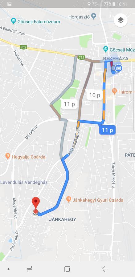 Hegyalja Apartman زالاجيرسيج المظهر الخارجي الصورة